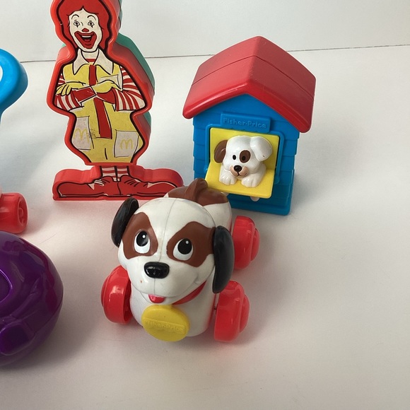 MCDONALDS: Lot of 12 toddler happy meal toys from the 90s - Picture 4 of 6